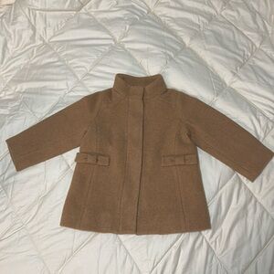 Crewcuts (J.Crew) wool-blend bow pocket coat (NWT)